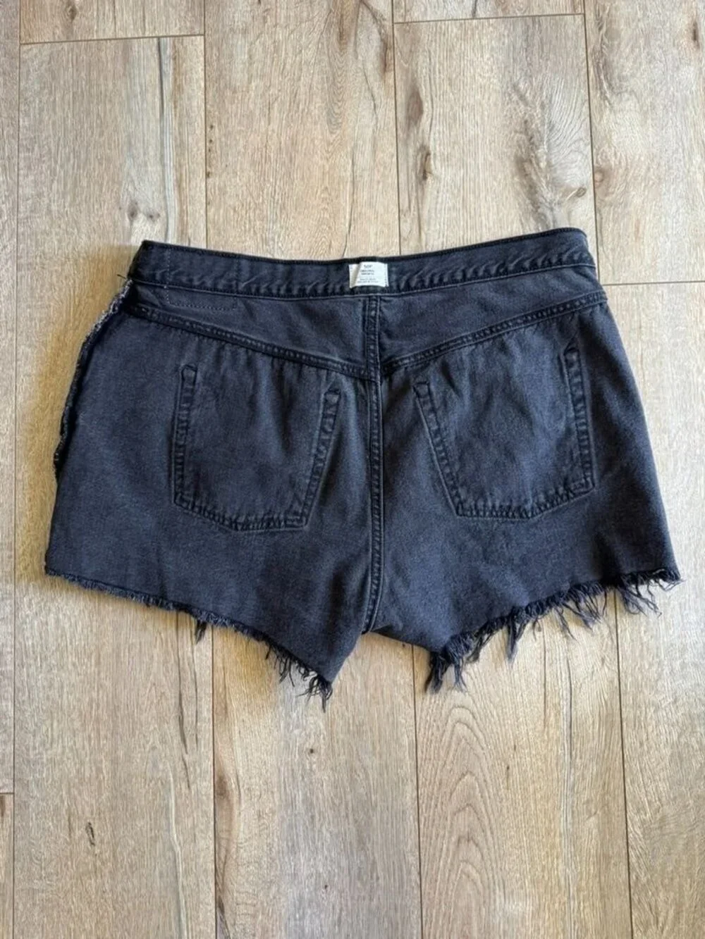 Levi's 501 Original 100% Cotton Black Button Fly Cut Off Jean Shorts Size 34
